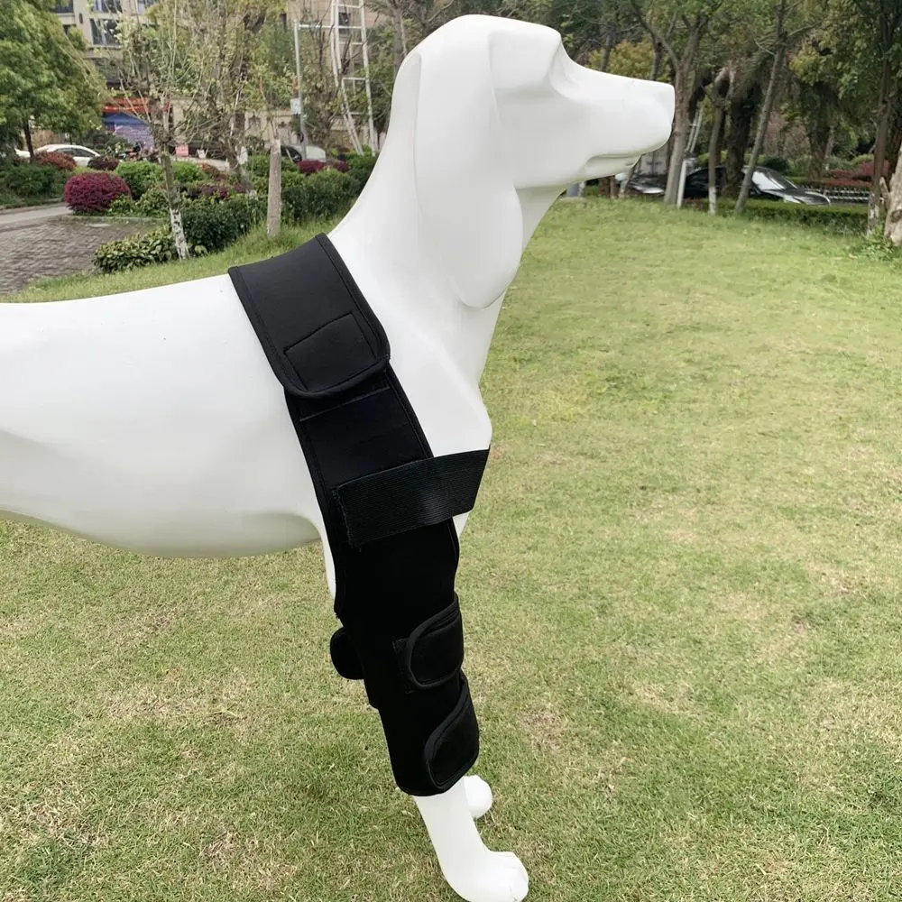 

Black for Small,Middle,Large dog Wounds Heal Breathable Dog Bandage Dogs Supplies Dog Legs Protector Dog Knee Brace