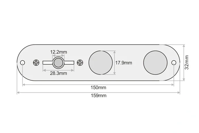 TL электрогитара монтажная плата мостовой набор металлическая пластина