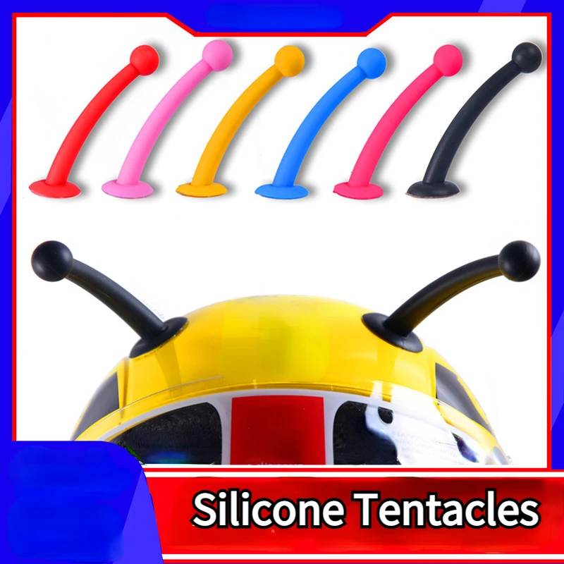 

2pcs Motorcycle Suction Cup Decorative Accessories Retro Personalized Soft Silicone Tentacle Decorations