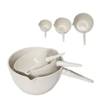 1pcs 50ml to 1000ml ceramic evaporating dish flat bottom with handle for laboratory