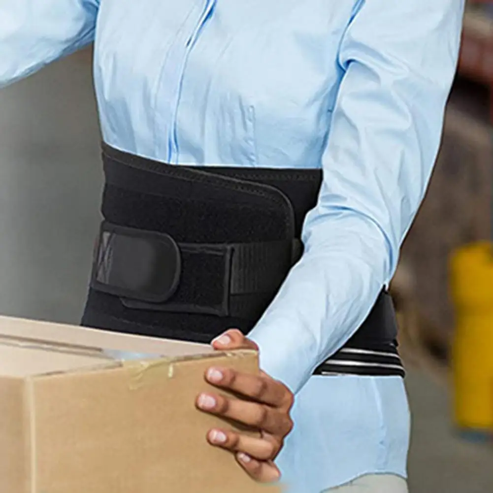 

Useful Double Pull Back Lumbar Sports Support Belt Lumbar Band Polyester Fiber Protective