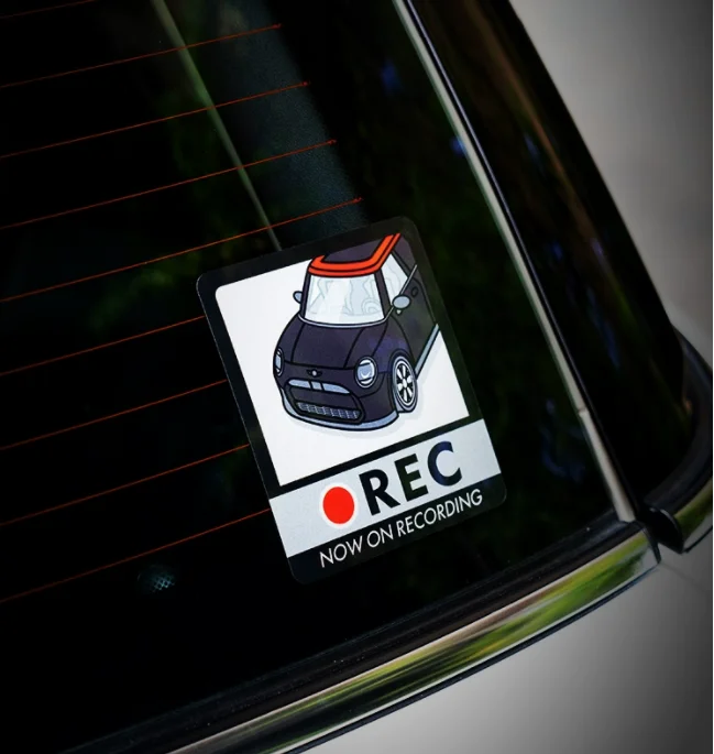 Авто-стикер REC NOW on Виниловая лента для мотоцикла фототехники грузовика авто