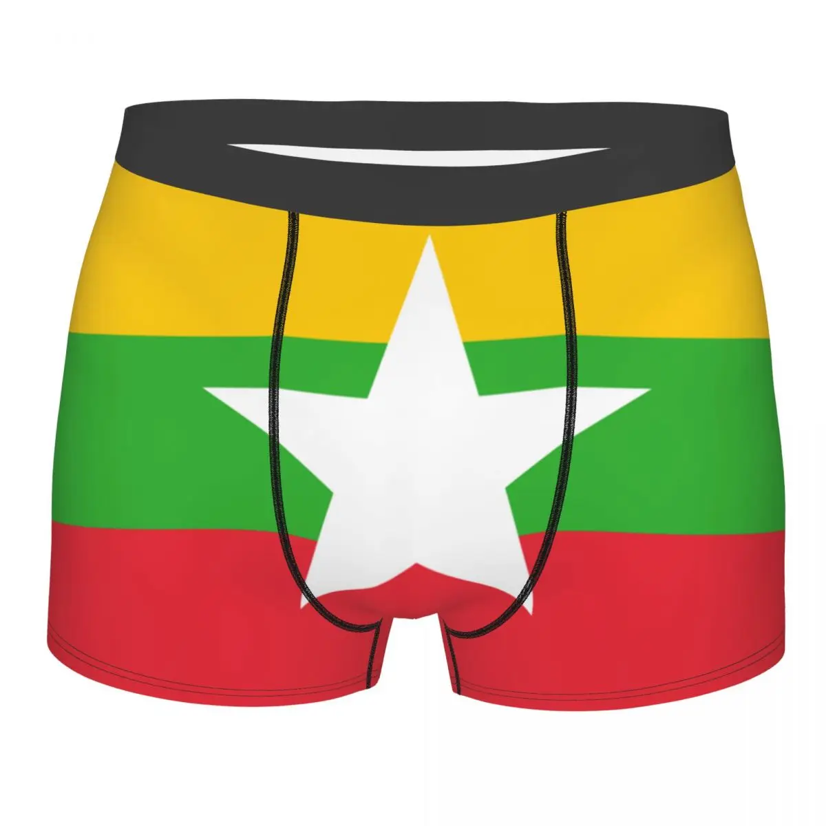 

Underwear Men Boxers Flag Of Myanmar Sexy Boxer Underwear Male Panties Underpants Boxershorts Homme