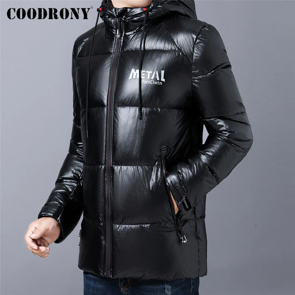 COODRONY Brand Thick Warm Parkas Men's Winter Jackets Zipper Hooded Coat Men Clothing Fashion Casual Streetwear Overcoats Z8144