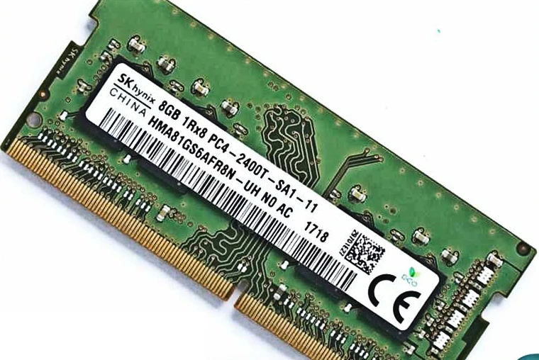 

RAM 8G 1RX8 PC4-2400T-SA1-11 DDR4 2400 Notebook Memory Bar