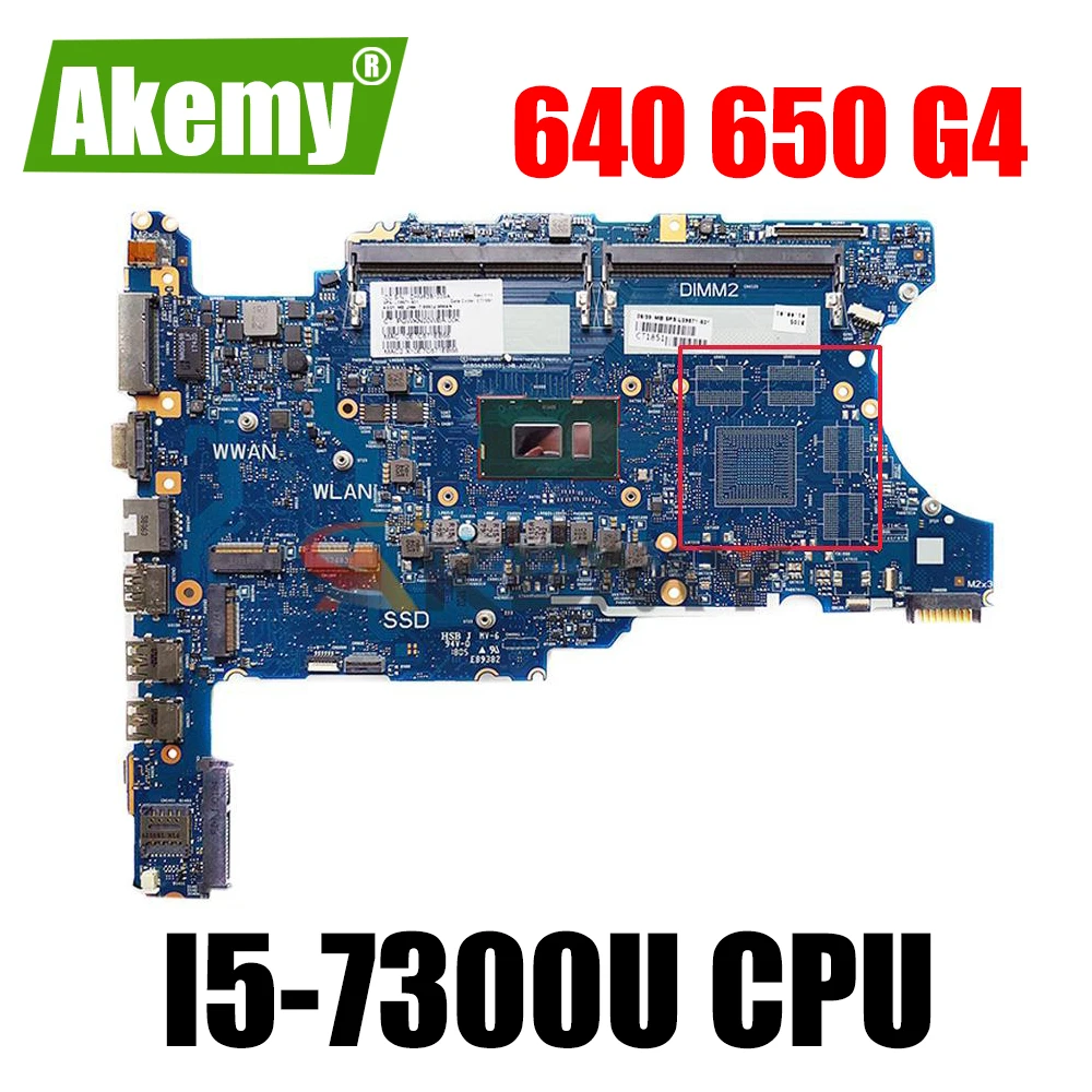 

For HP Probook 640 G4 I5-7300U Laptop Motherboard L09566-001 L09566-601 6050A2930101 Fully tested