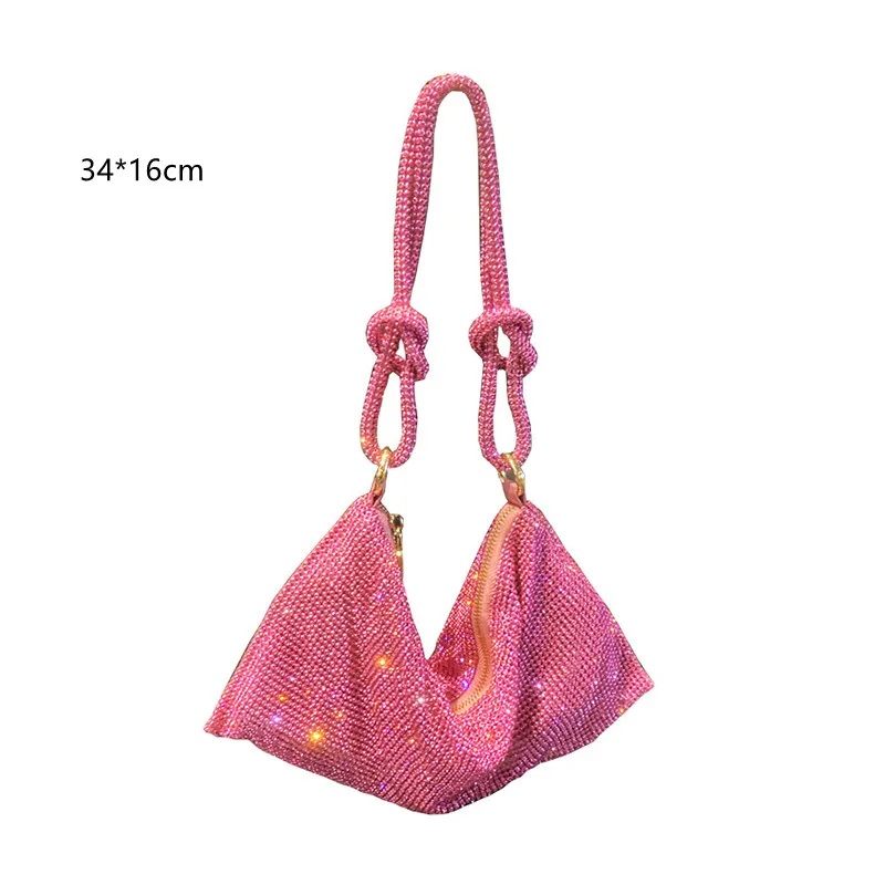 

New Luxury Purses and Handbags Diamond Evening Bags for Women Rhinestone Clutch Purse Ladies Hand Bags Crystal Shoulder Bag