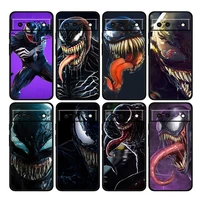 marvel venom moive hot shockproof cover for google pixel 6 6a 6pro 5 5a 4 4a xl 5g black phone case shell soft fundas coque capa