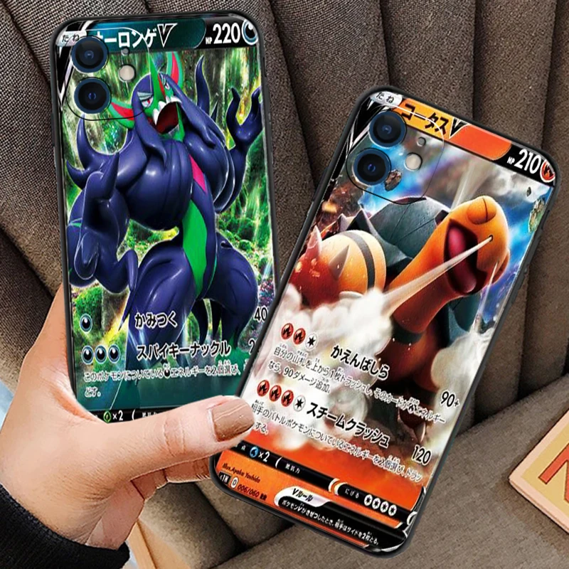 

Pokémon Flash Card Phone Cases For iPhone 11 11 Pro 11 Pro Max 12 12 Pro 12 Pro Max 12 Mini 13 Pro 13 Pro Max Carcasa Coque