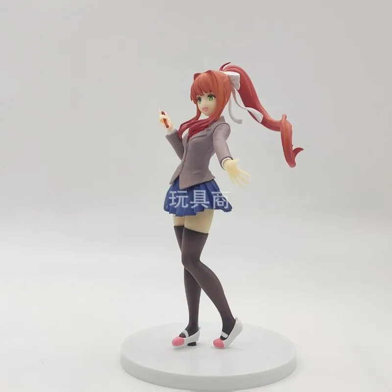 Горячий сериал «Doki Doki Literature Club!» Белое платье Моника, версия Ver. Фигурки Сайори: Милая Девушка, Настольное Украшение, Коллекционная Игрушка (art.: 3920dbfe748ca) - 3920dbfe748ca