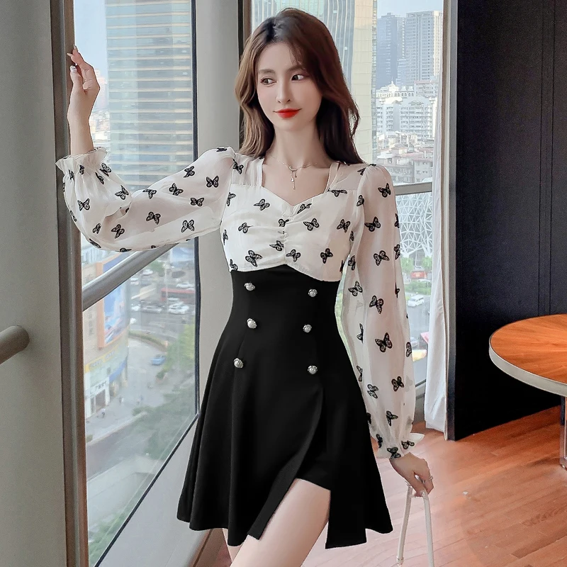 

Женский элегантный костюм из двух предметов, тонкая Деловая одежда, офисные женские осенние Блузы 2022, рубашки с пуговицами и короткие брюки,...