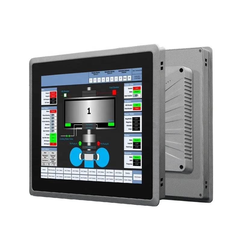 

10 12 15 17 19 21.5 inches Industrial Computers J1800 / J1900 / I3 / I5 / I7 32Gb SDD WiFi resistive Touchscreen All in One PC