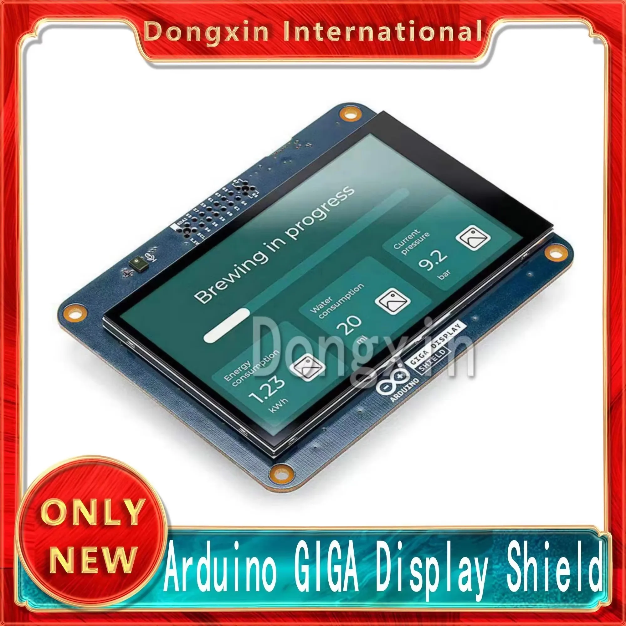 Фото Комплект Arduino GIGA Display Bundle Shield R1 WiFi ABX00063 ASX00039, оригинальный итальянский импорт, сенсорный RGB-дисплей 800x480 и поддержка S-серии. №2