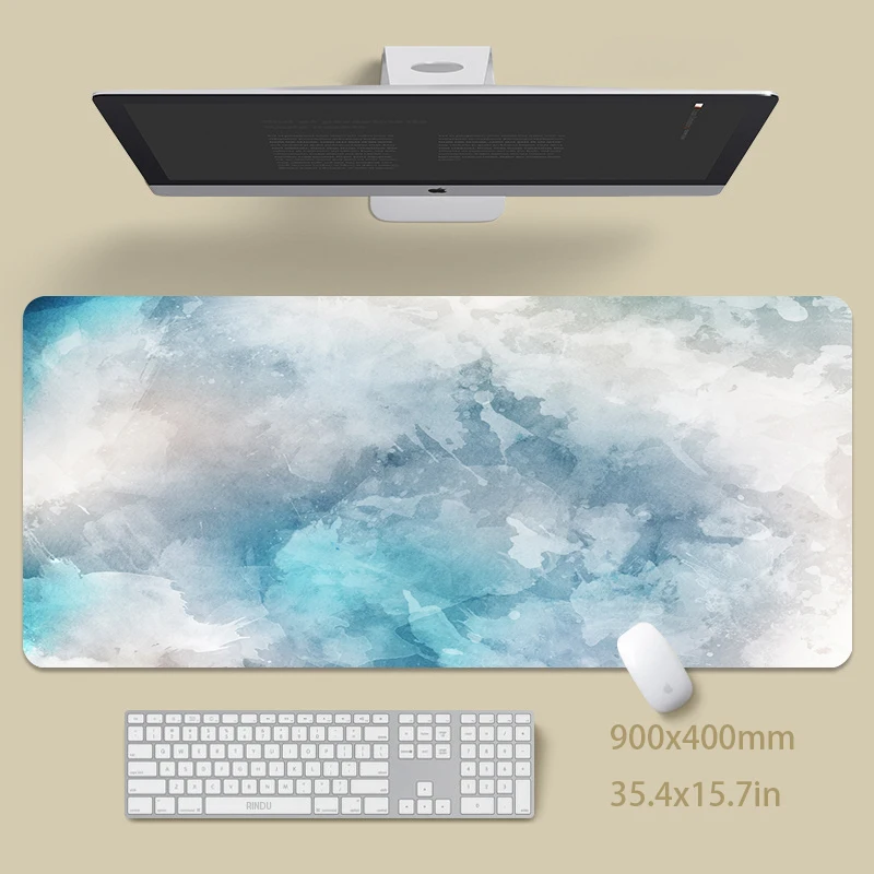 

Gaming Mousepads Computer Mouse Mats Design Large Mouse Mat Big Desk Pad Non-Slip Rubber Mousepad Big Keyboard Mat Mouse Pad