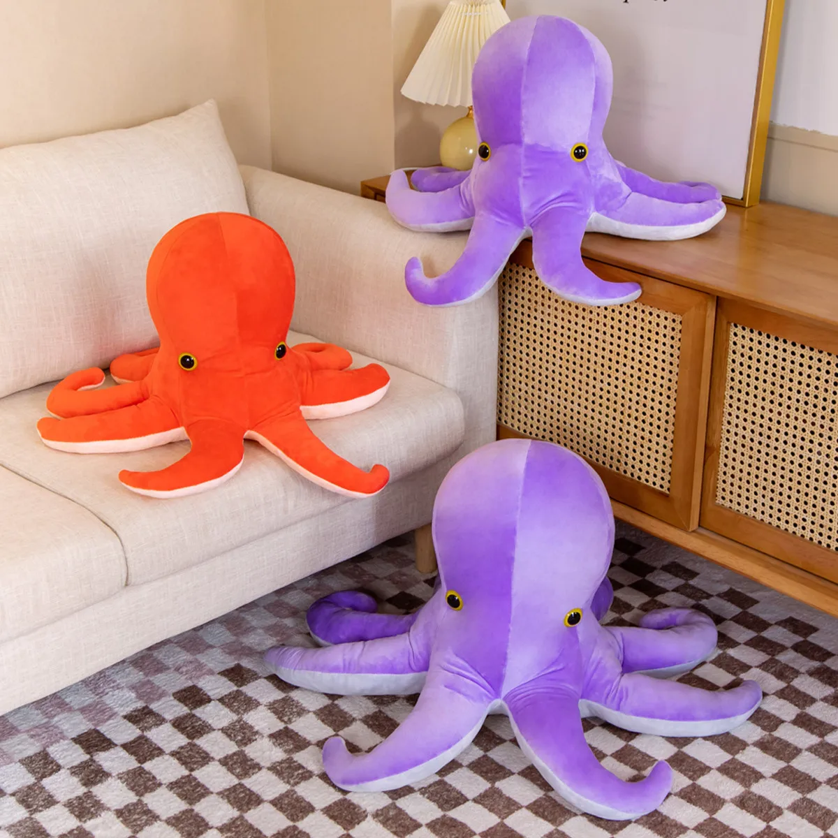 

30/40cm Simulation Octopus Plush Toys Kawaii Cartoon Octopus Doll Soft Stuffed Animal Squid Plush Pillow Christmas Gift for Kids