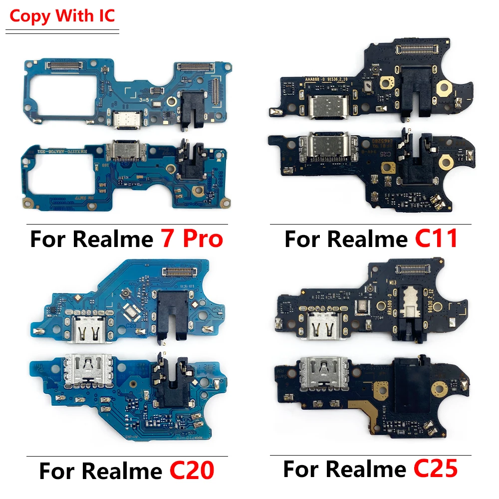 USB-порт для зарядки Micro Dock плата гибкий кабель Oppo Realme 7 7i 6 6i 5 5i 2 3 Pro C11 C20 C25 C12 C15 C21