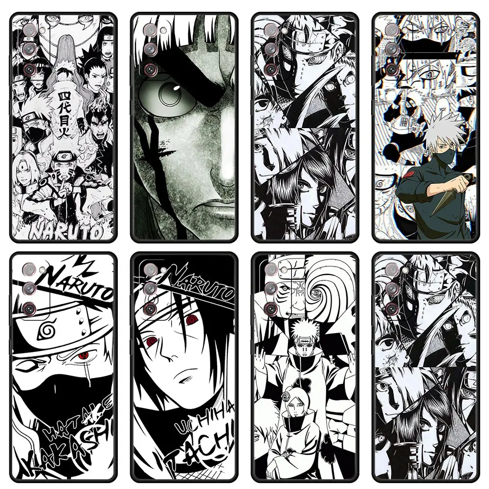 

Fundas For Samsung Galaxy S21 S22 Ultra S20 FE S10 Plus S9 S8 S7 S10e Phone Case Soft TPU Back Cover Shell Anime Naruto Design