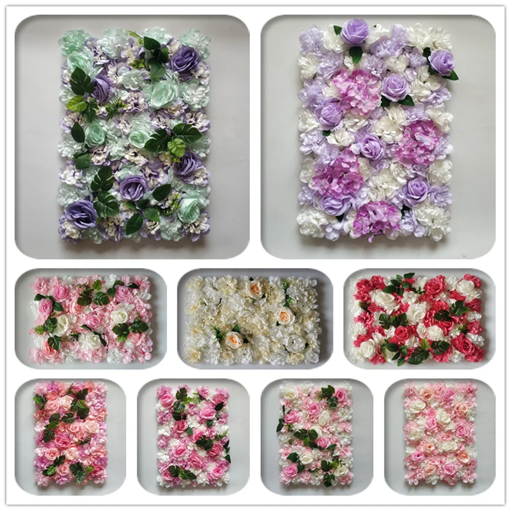 

Simulation Artificial Flowers Wall Wedding Party Supplies DIY Interior Decoration Romantic Silk Rose Birthday Gift Baby Shower