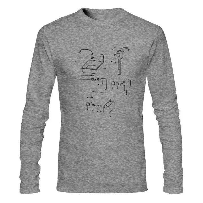

Man Clothing New Vanagon Technical Drawing Print T-Shirt Leisure T-Shirt Hipsters High Quality