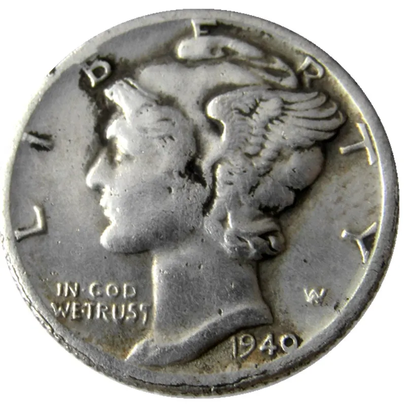 

Монета с посеребренным покрытием, 1940 шт./партия, США