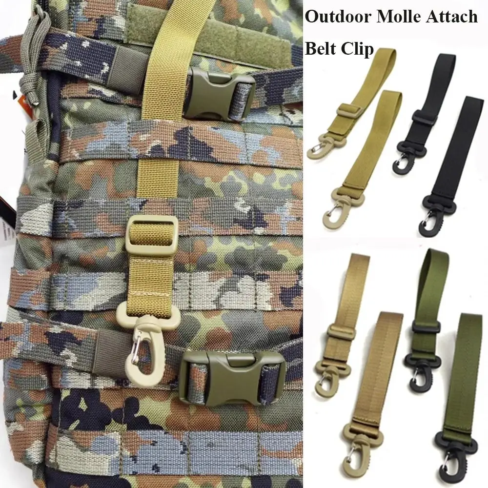 

44*2.5cm Outdoor Molle Attach High Quality Universal 7 Colors EDC Webbing Camping Hooks Outdoor Tool