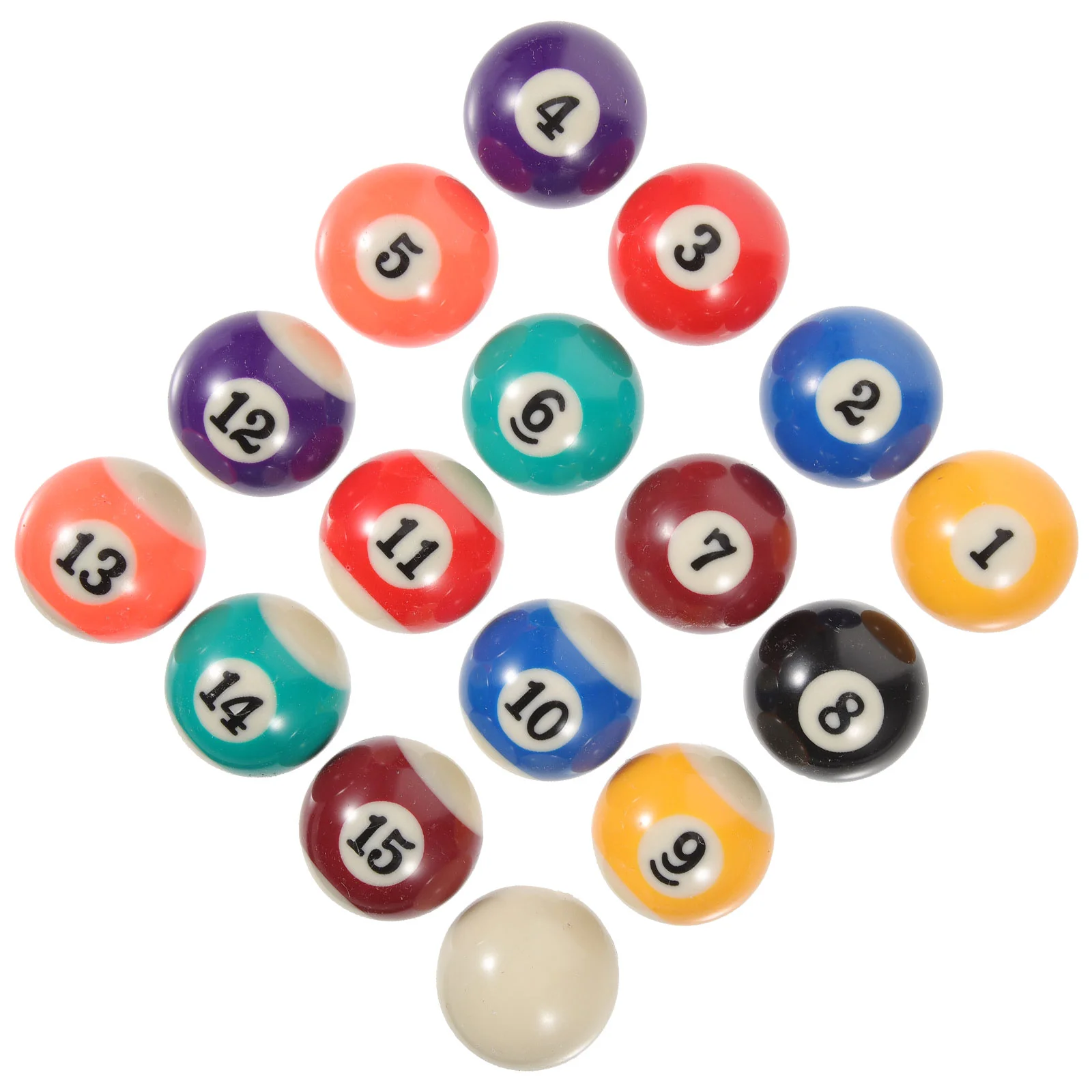 

16 Pcs Snooker Balls Children's Billiards Pool Table Phenolic Resin Equipment Household