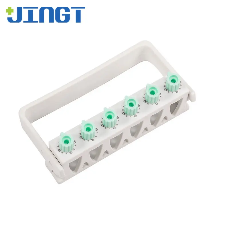 

JINGT 1Pcs/box Dental Root Canal File Counting Disinfection Box Placement Rack Needle Counter Sterilization Dental Box