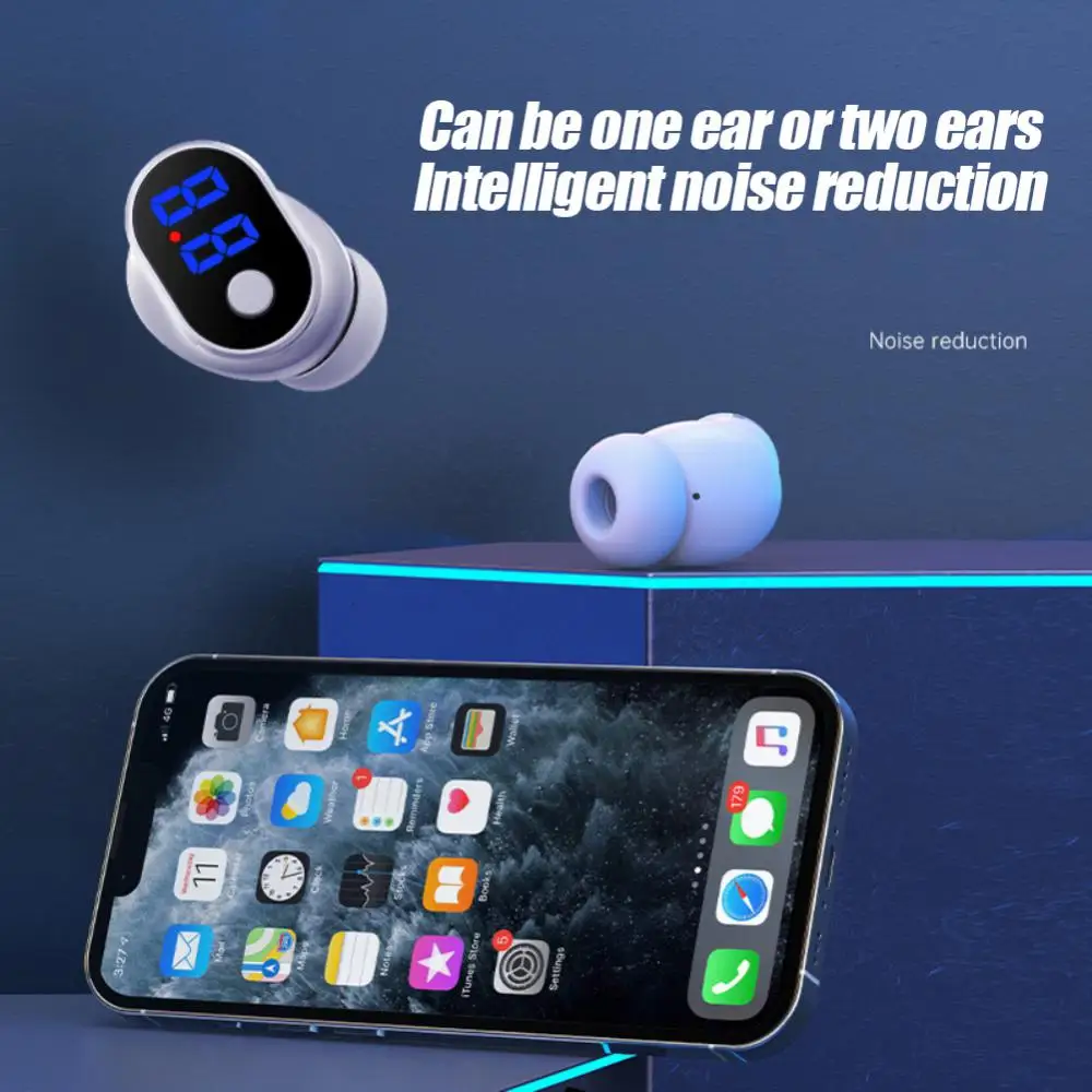 

Mini Wireless Bluetooth 5.2 Earphones Waterproof Sport Headphone Hifi Sound Noise-reduction Business Headset Bluetooth Earbuds