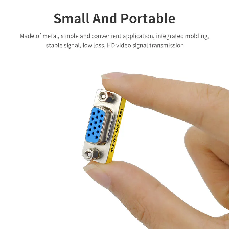 Адаптер 1080P Переходник VGA на гнездо-гнездо штырь-стандарт удлинитель для