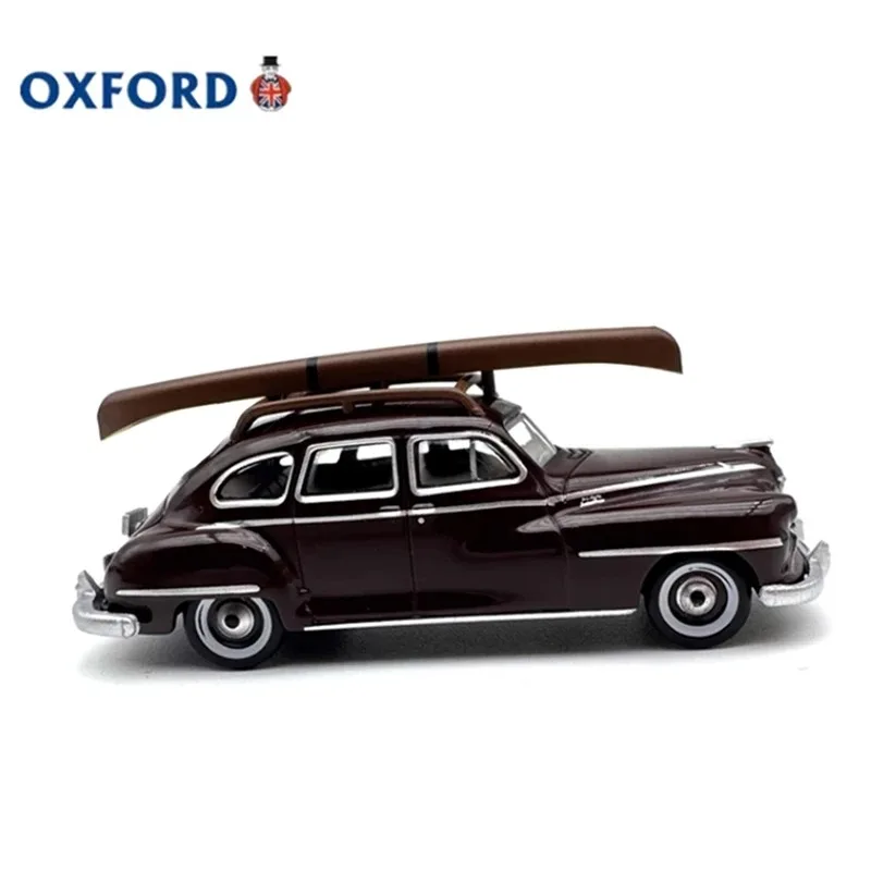 Фото OXFORD 1:87 Ретро Chrysler Desoto Station Wagon, тележка из сплава, имитация модели автомобиля, статическое украшение, коллекционные подарочные игрушки №2