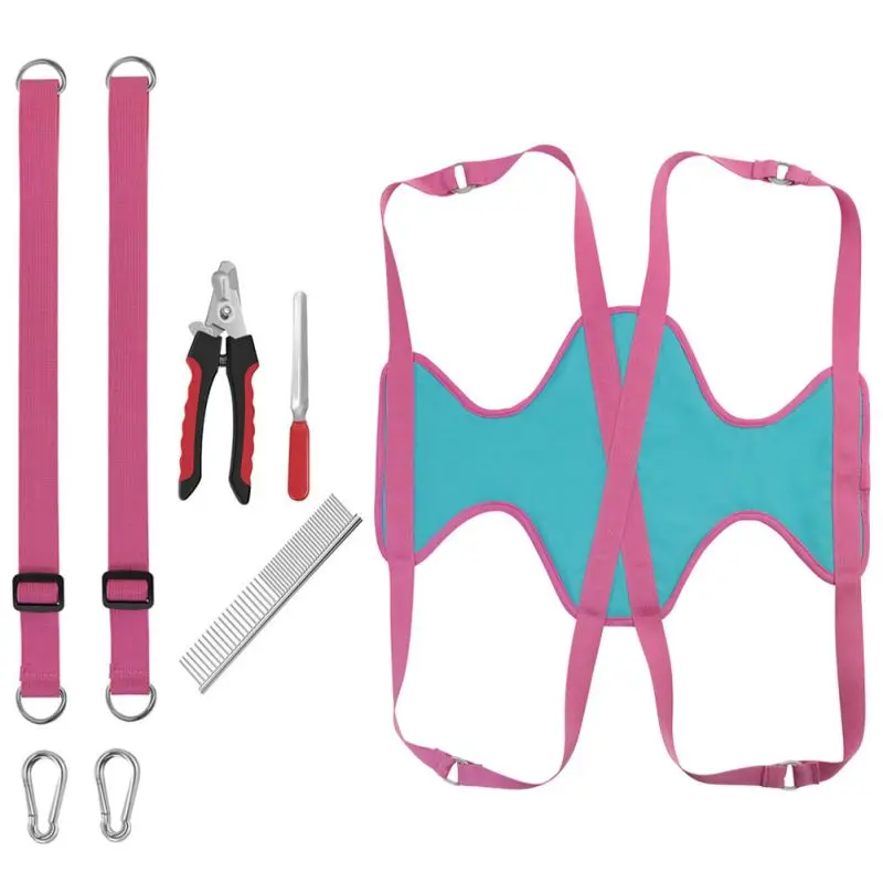 

Pet Grooming Hammock Harness Kit Dog Hammock Restraint Bag with Nail Clippers Drop Shipping