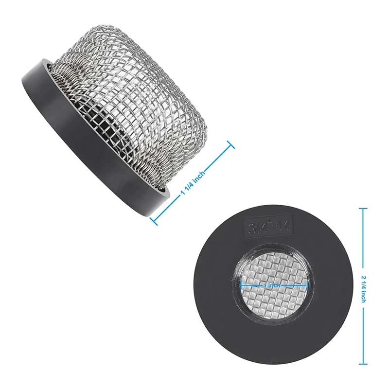 Mesh Aerator Screen Strainer For Livewell Pump 3/4 Inch - 14 Female Thread Enhancing Filtering And Aeration