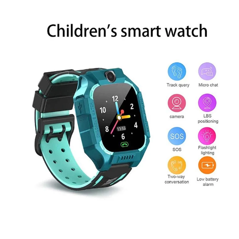 Детские Смарт-часы SOS SIM-карта звонки GPS функция голосовой идентификации