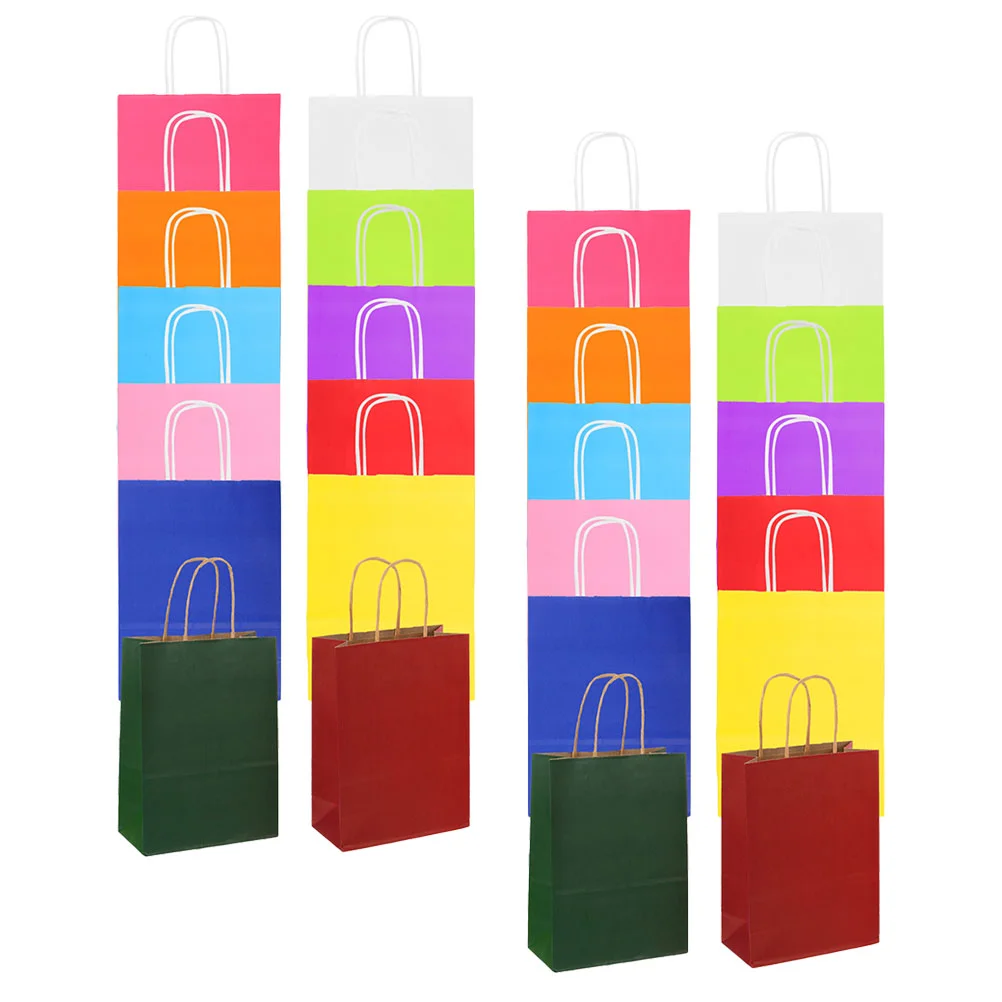 

24pcs Paper Gift Bags with Handles Kraft Paper Gift Bags Papers Jewelry Bags Gift Wrap Bags