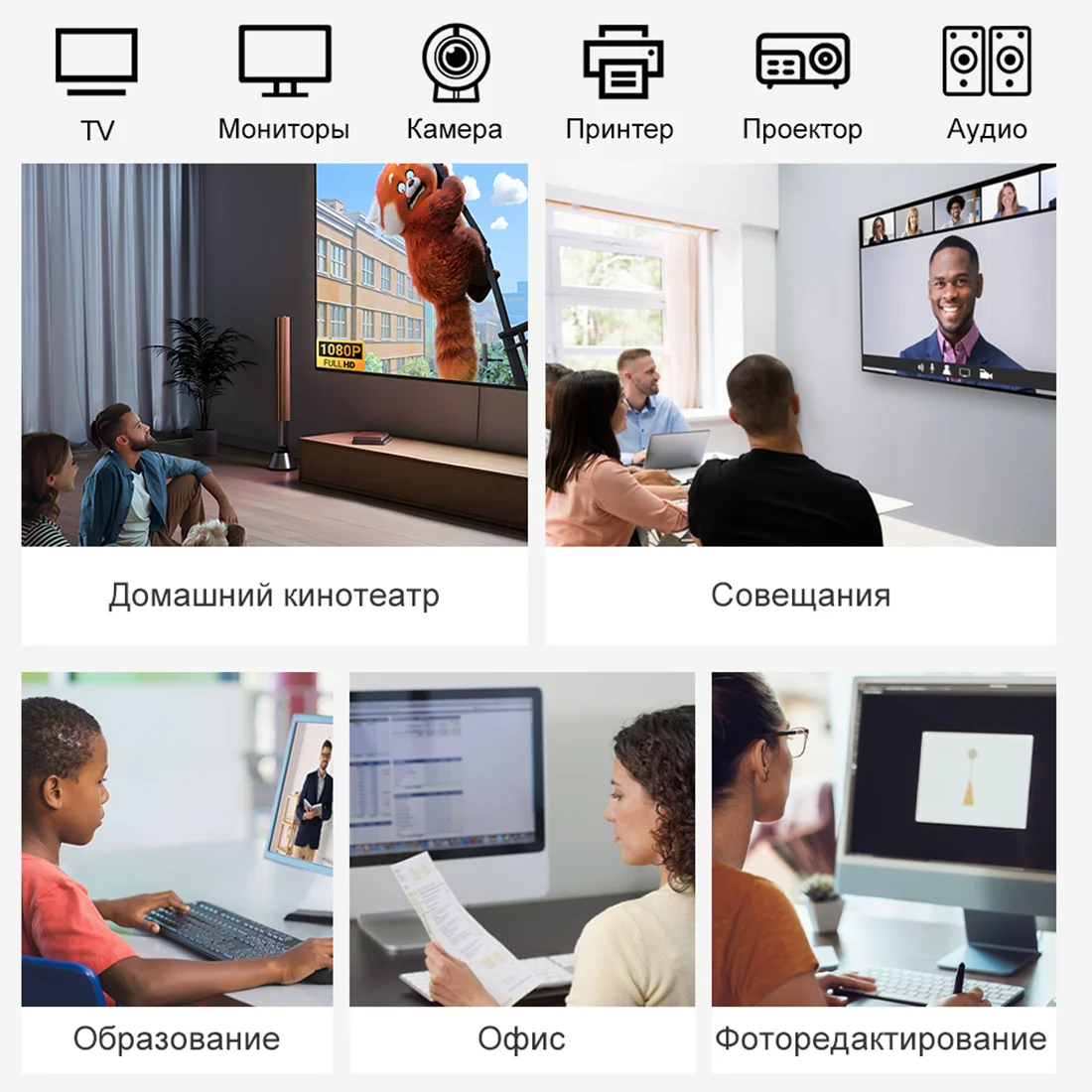 Фото Мини-ПК M7 Ryzen 5 7430U 16/512 ГБ, Windows 11 Pro, WiFi 6, HDMI x2, металлический корпус, компактный компьютер №3