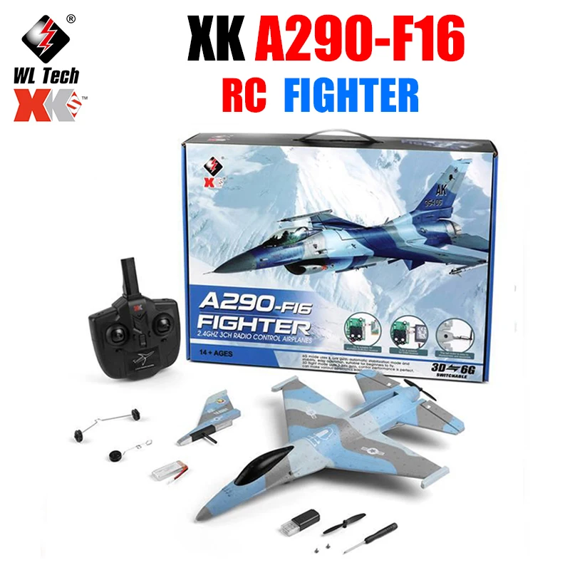 

Модель самолета Wltoys XK A290, Радиоуправляемый, 3 канала, 452 мм, 3D/6G