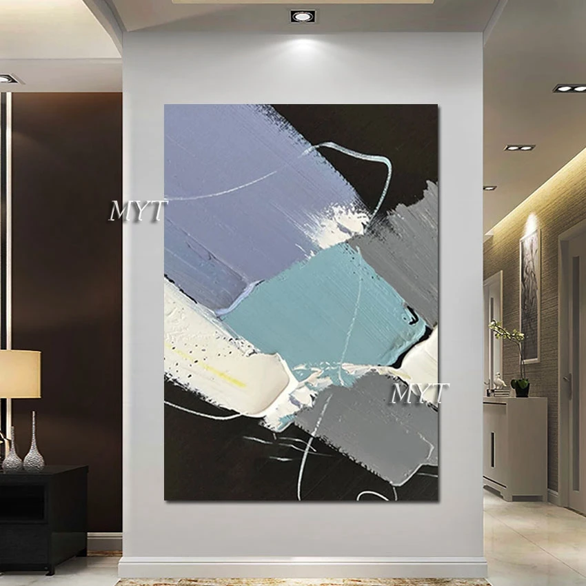 Красивая абстрактная Гора восход солнца пейзаж настенная декоративная Холст