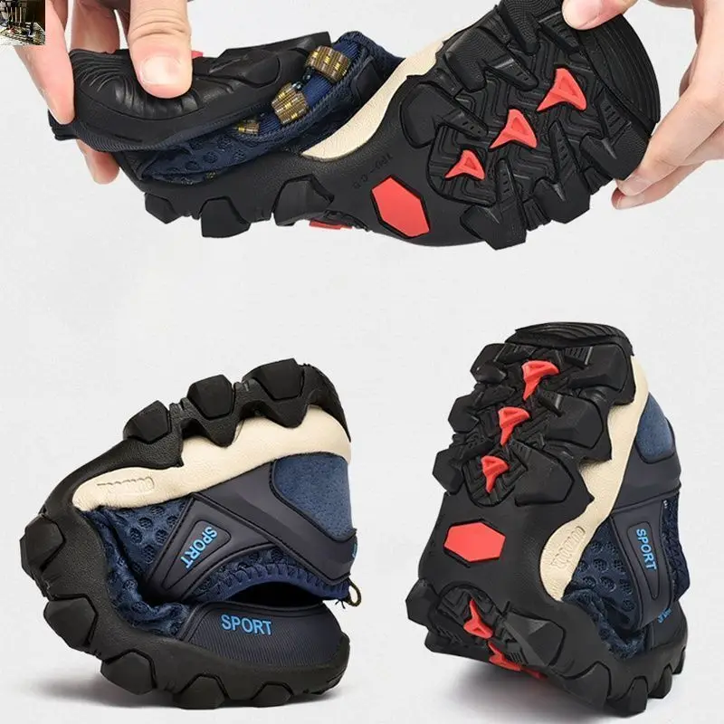 Summer Men Breathable Sneakers Outdoor Climbing Hiking Shoes Sports Shoes Quick-dry Water Shoes Non-slip Wear-resistant Sneakers