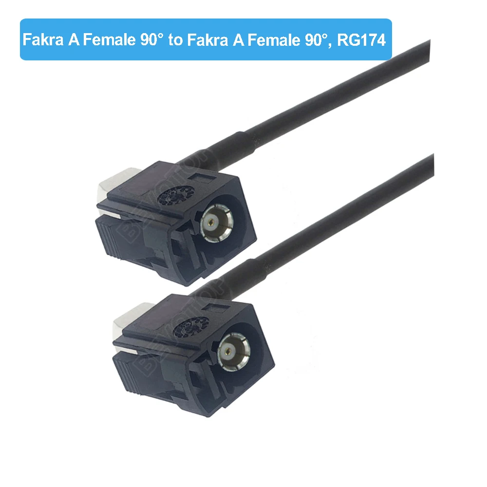 

Коаксиальный удлинитель Fakra BEVOTOP BT1410-RG174 черный 15см/50см/1м/2м/5м