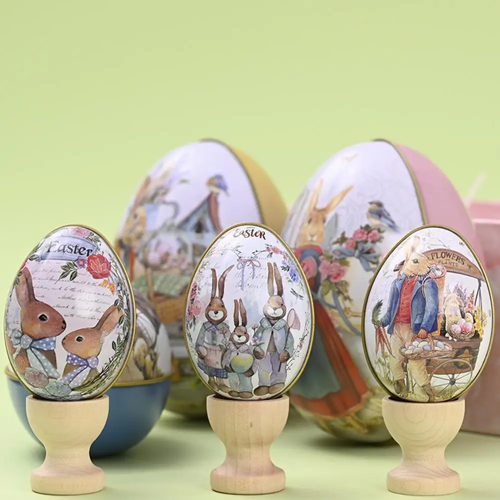 

Easter Tinplate Egg Color Rabbit Iron Egg Candy Eggshell Happy Decor Supplies Eggs Easter Tinplate Easter Day Diy Easter Pa R0h5