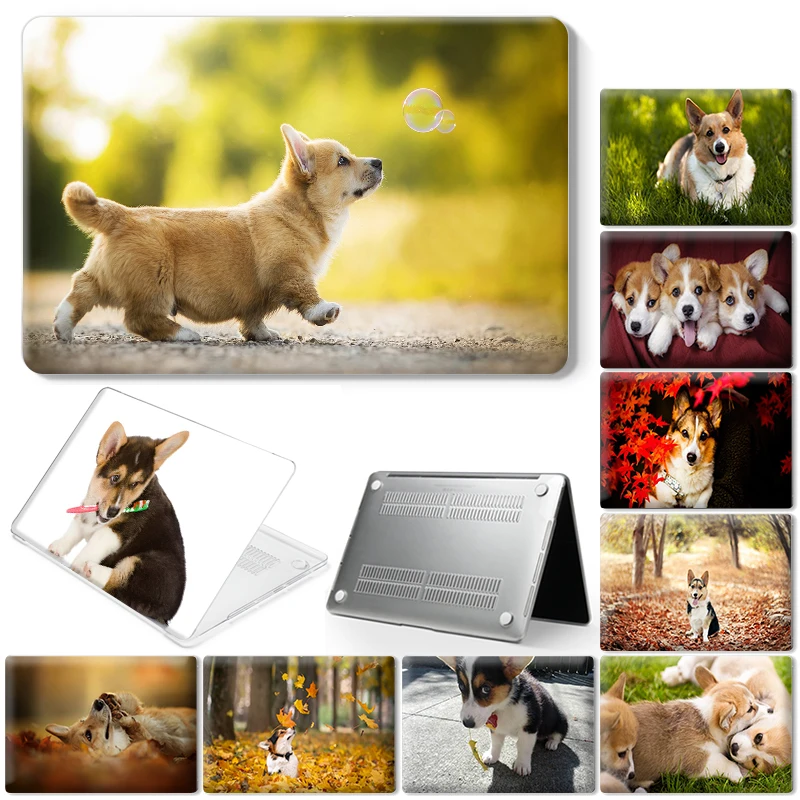 

Чехол Corgi для ноутбука Macbook Air 11 2018 2020 13 Touch Bar ID Pro 13 15 16 Retina 15 13 12 дюймов