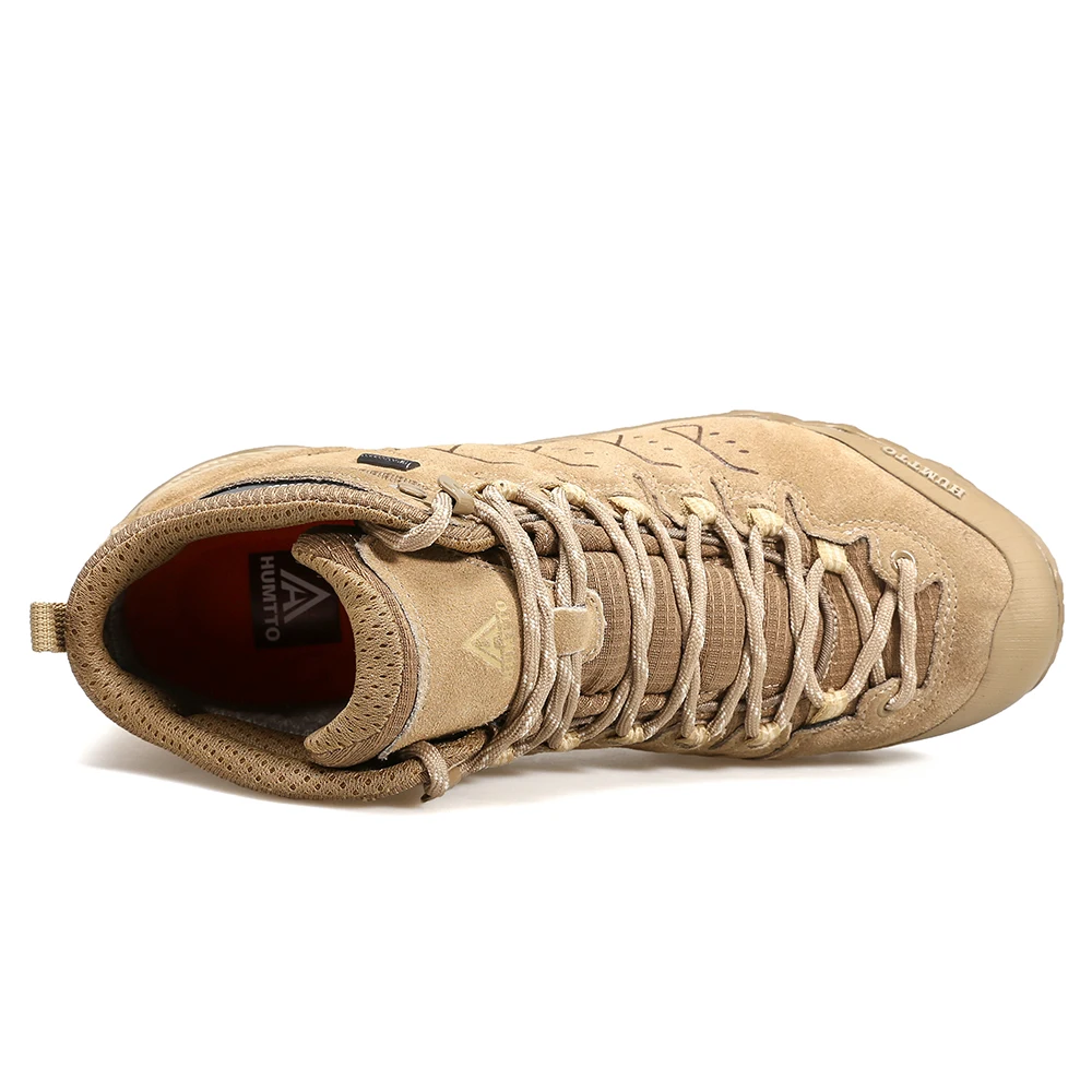 HUMTTO Waterproof Boots for Men Luxury Designer Hiking Shoes Winter Outdoor Safety Mens Sneakers Sports Trekking Trainers Male