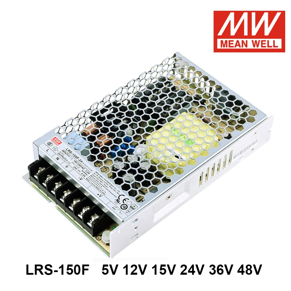

Mean Well LRS-150F 85-264V AC To DC 5V 12V 15V 24V 36V 48V Single Output Switching Power Supply Meanwell Driver LRS-150F-5
