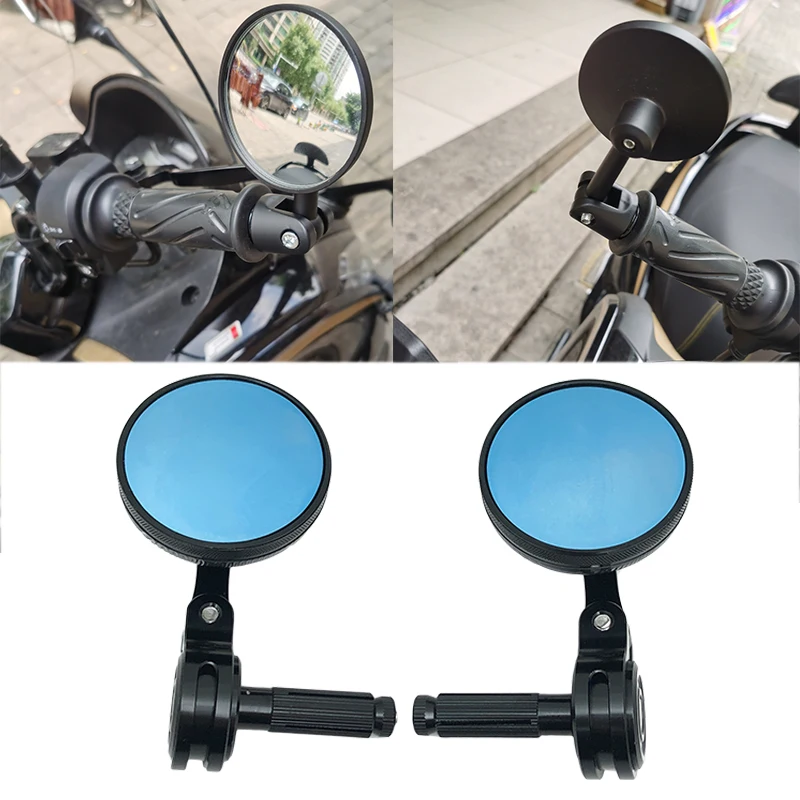

Универсальное зеркало на руль мотоцикла зеркало заднего вида для велосипеда мотоцикла 360 Вращение регулируемое зеркало для езды на велосипеде