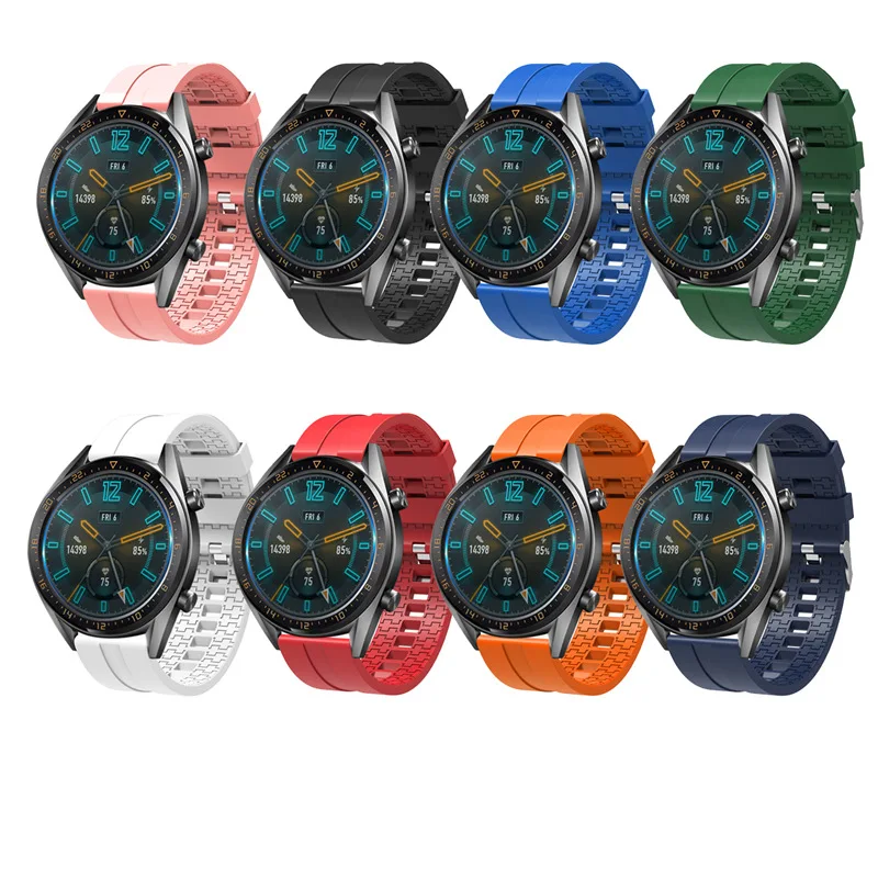 

Ремешок силиконовый для Ticwatch Pro 3 Ultra GPS, кожаный браслет для наручных часов, 20 мм 22 мм