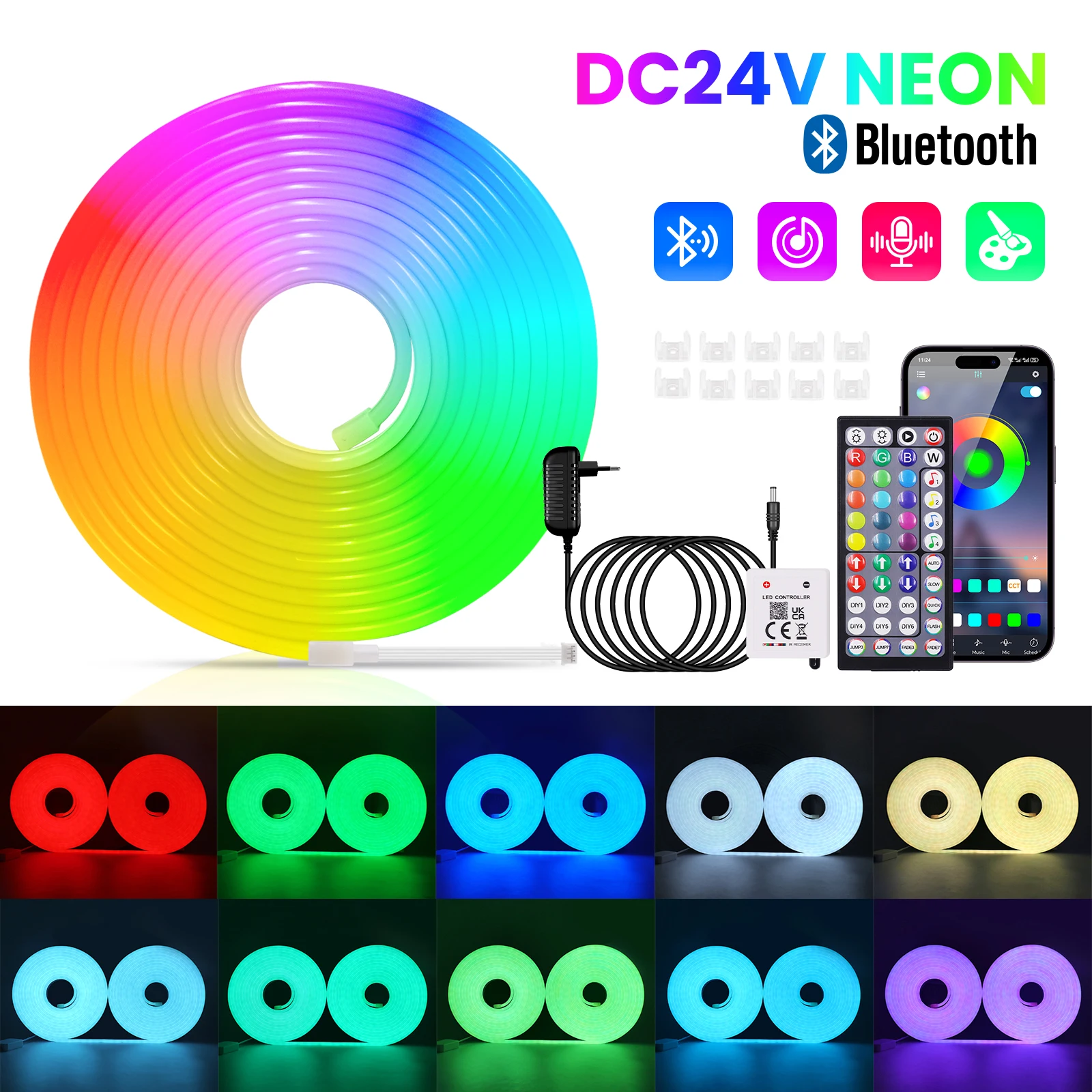 Светодиодная лента DC 24V RGB