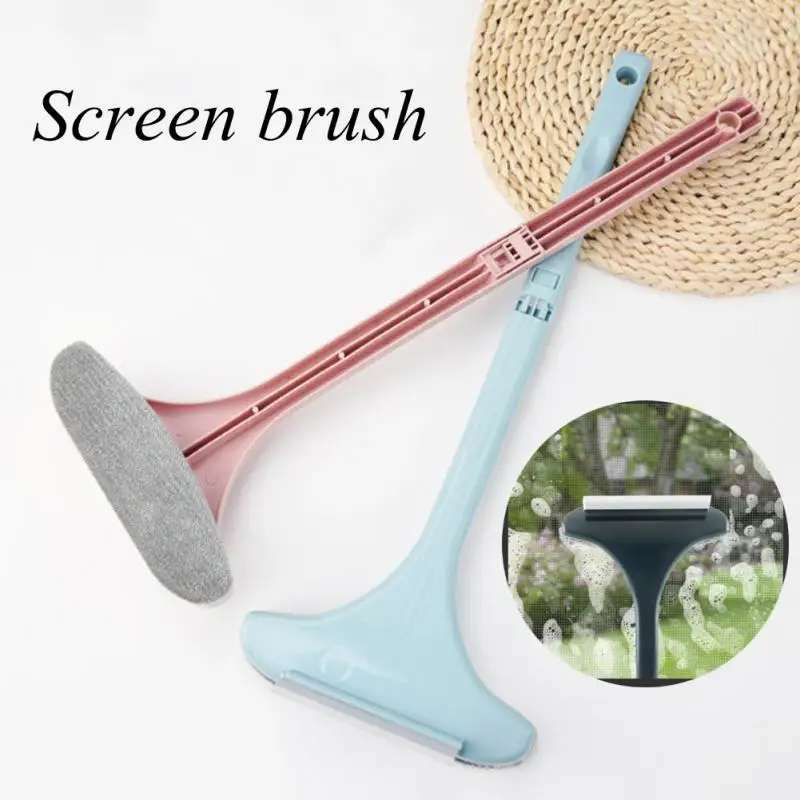 

Retractable Window Cleaning Brush Flannel Clean Traceless Screen Brush Wash Accessories Long Handle Cleaning Brush Car Tool