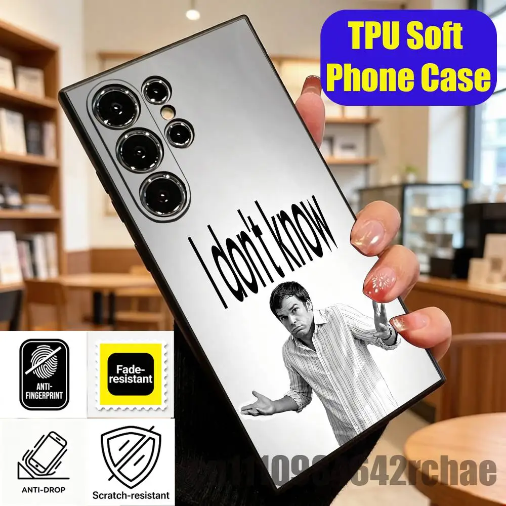 Фото Чехол для телефона D-Dexter Morgan для Samsung Galaxy S23 S24 S26 S25 S22 S21 S10 5G Ultra Plus Fe, индивидуальный дизайн. №3