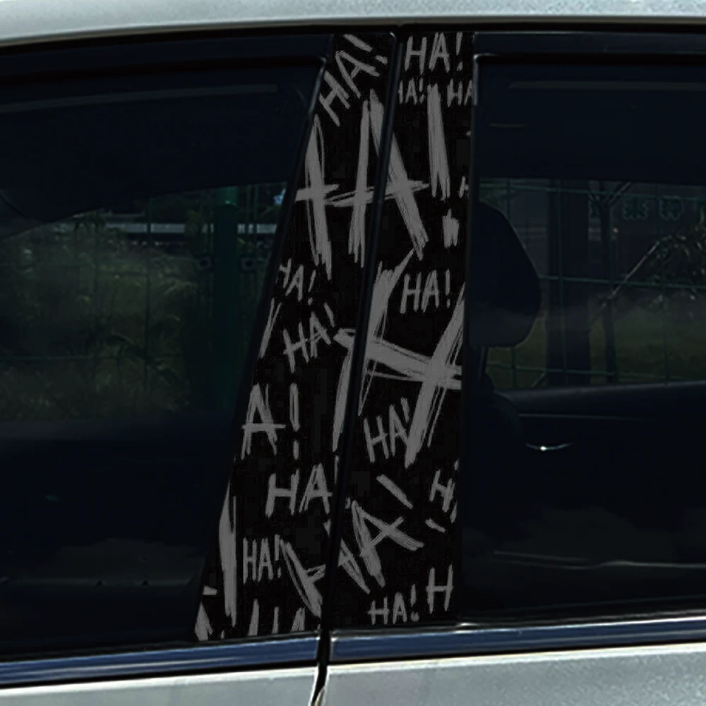 

Джокер HAHAHAHA автомобильные наклейки DIY автомобильный чехол на стойку B царапины водостойкие прочные мультяшные автомобильные украшения авто наклейки для домашних животных