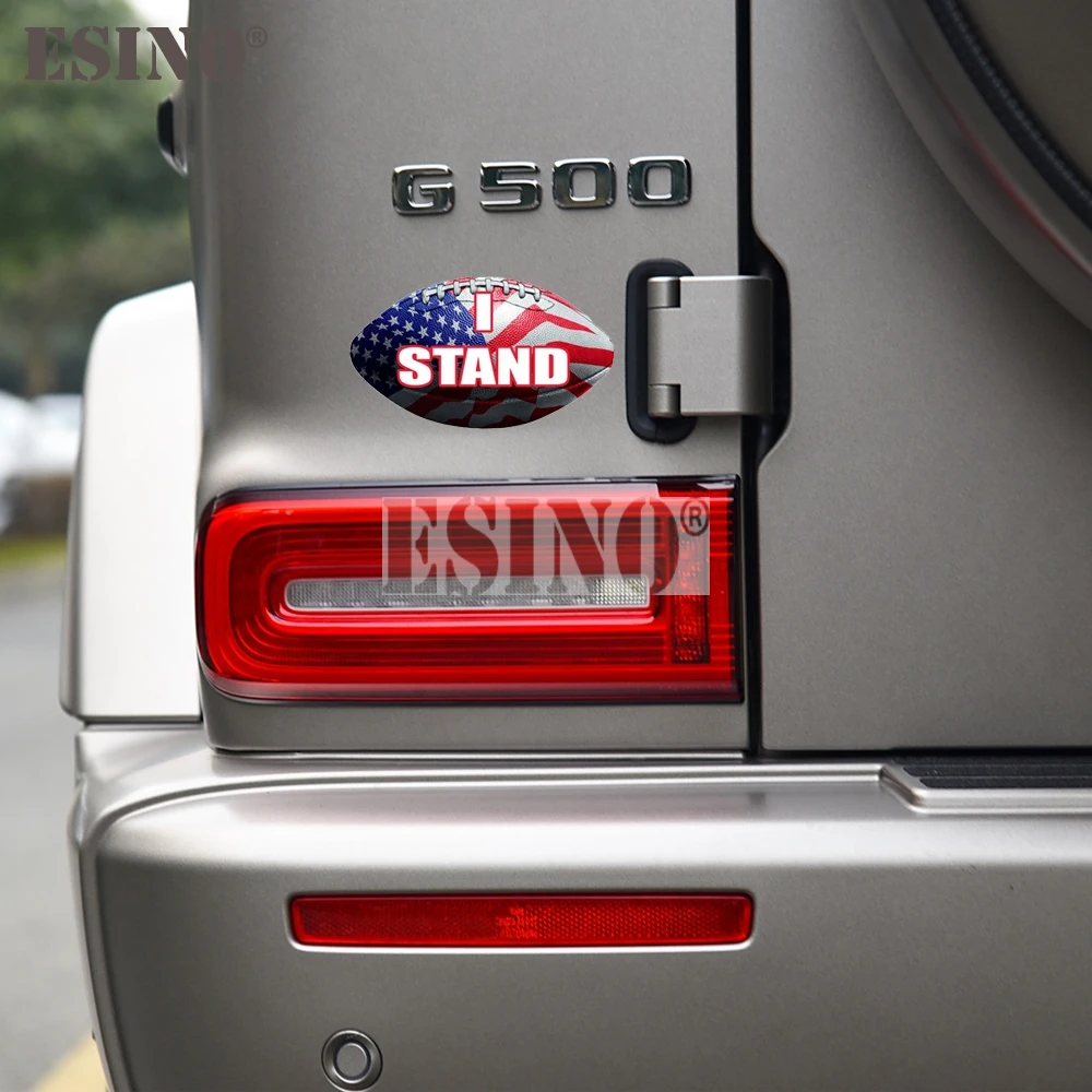 Я стоять США Америка национальный флаг декоративная наклейка мультфильм ПВХ